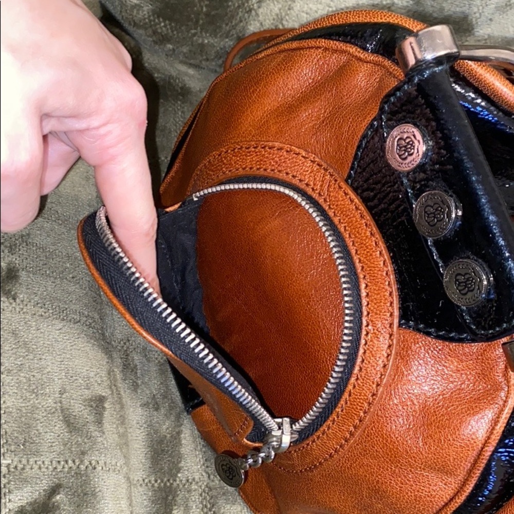 Balenciaga Two Toned Leather Embossed Satchel Bag - Picture 10 of 16